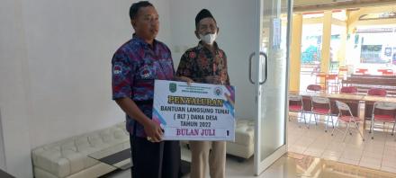 Penyaluran Bantuan Langsung Tunai Dana Desa Bulan Juli Tahun 2022